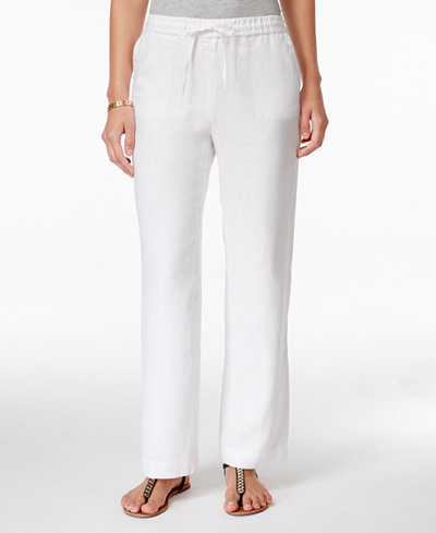 Charter Club Linen Pants, Only at Macy's