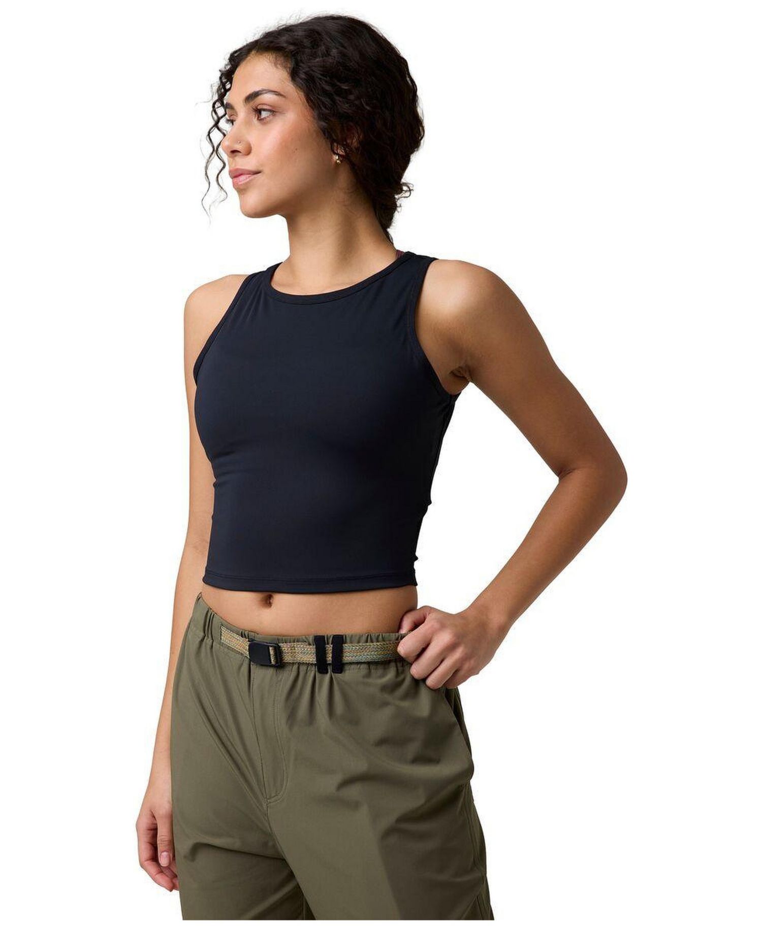 Women's Destination Mesh-Back Cropped Tank Top