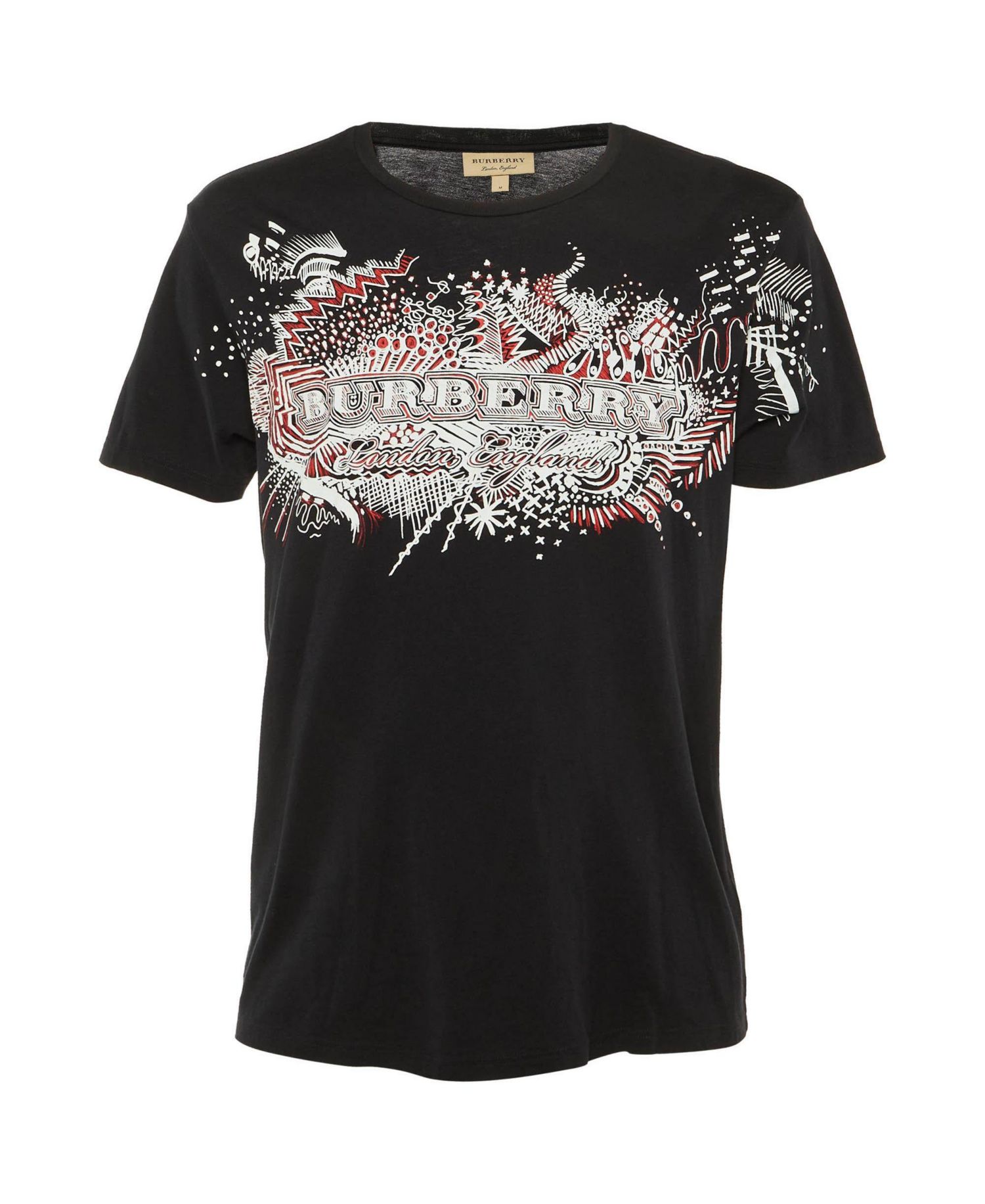 Women's Graffiti Logo Graphic Cotton T-Shirt