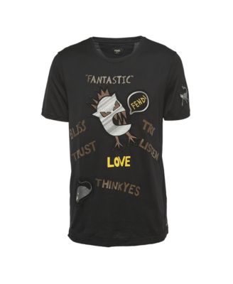 Women's Monster Applique Cotton T-Shirt