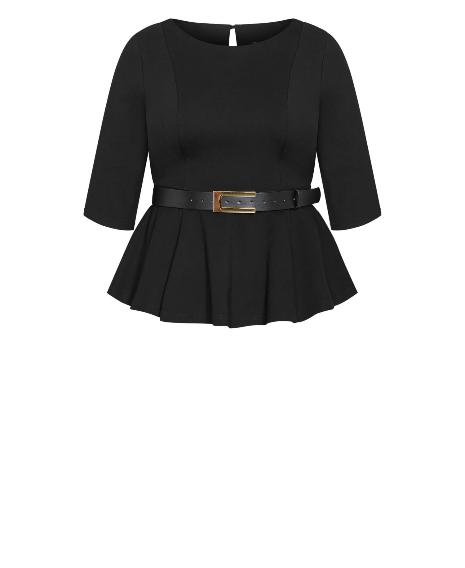 Women's Paige Belted Peplum Top