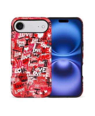 Phone Case Compatible with Apple iPhone Air, 2-Layer Durable, Love Overload