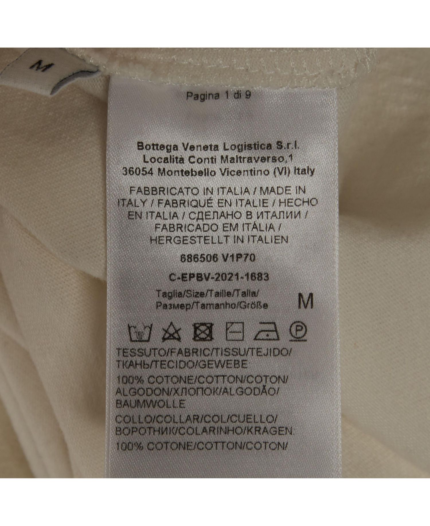 Women's Bottega Veneta Overlock Stitch Cotton T-Shirt