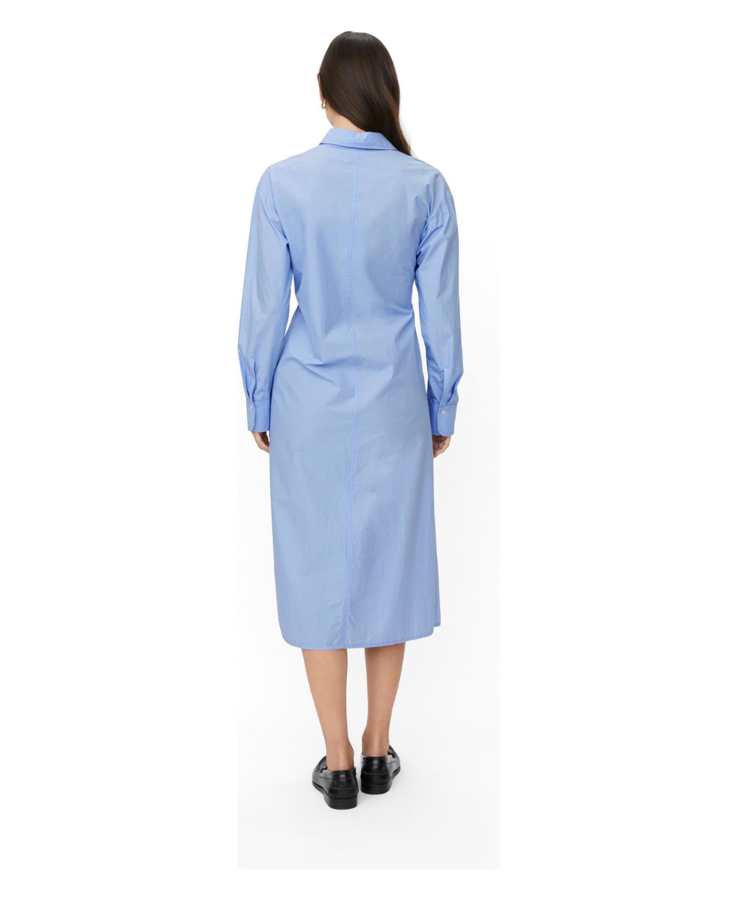 Women's MaNeylora Long-Sleeve Wrap Midi Shirt Dress