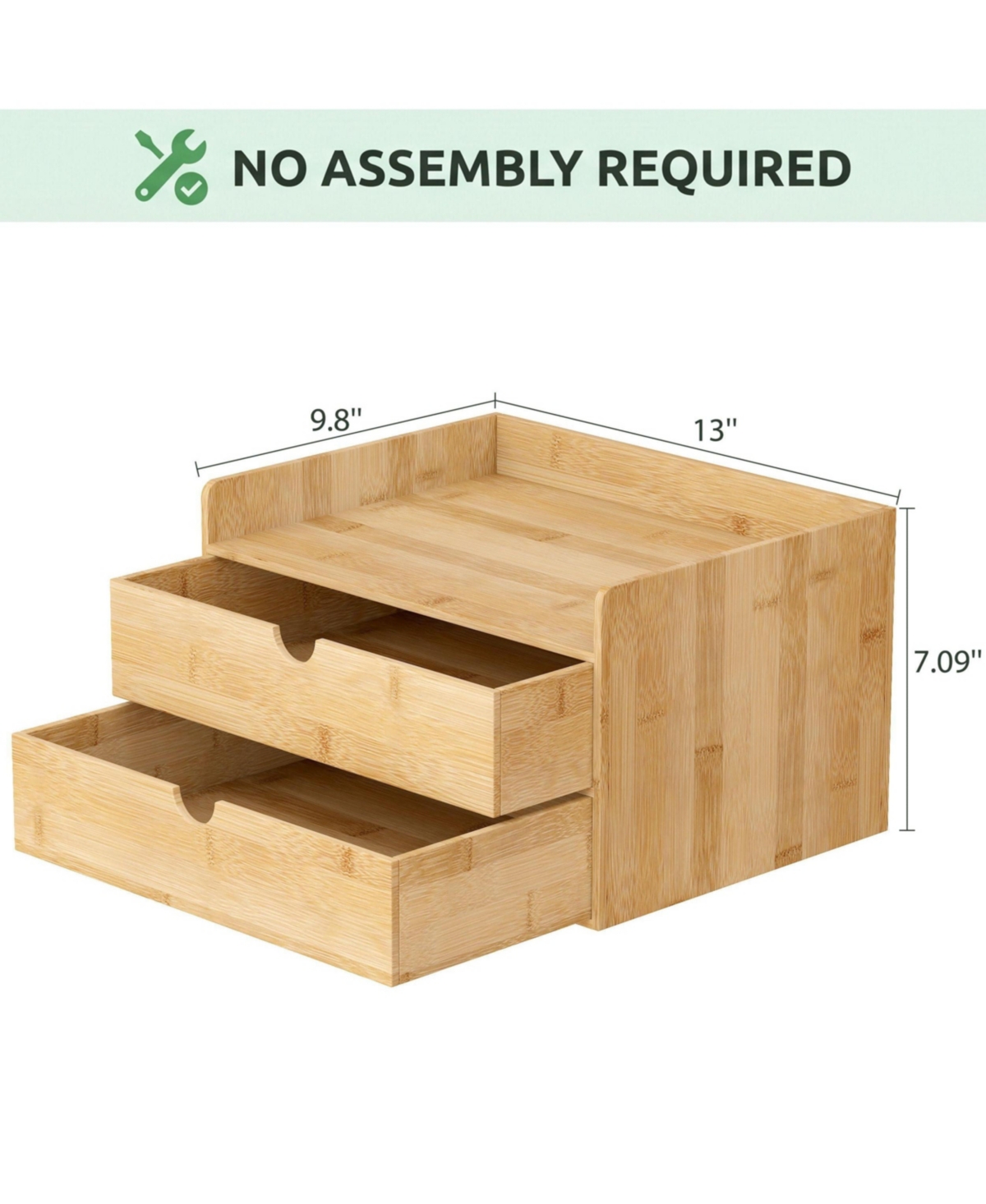 Danrong Desk Organizer With Drawers Multi Purpose Desktop Storage