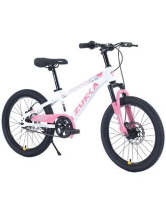 20-Inch Dual Disc Brakes Adjustable Seat and Handlebar Mountain Bike, Ages 7-10