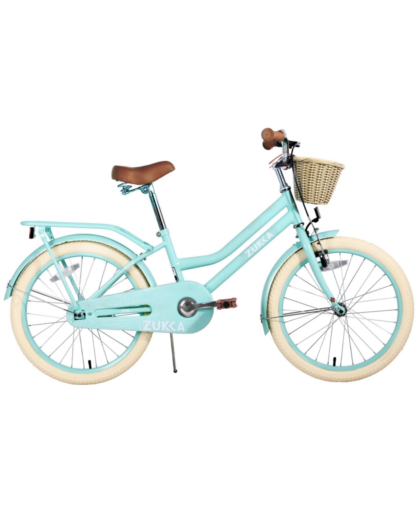 Детская игрушка ECHTPeak 20-Inch Kids' Bike with Basket, 7–10 лет, цвет: Зелёный — фото 2