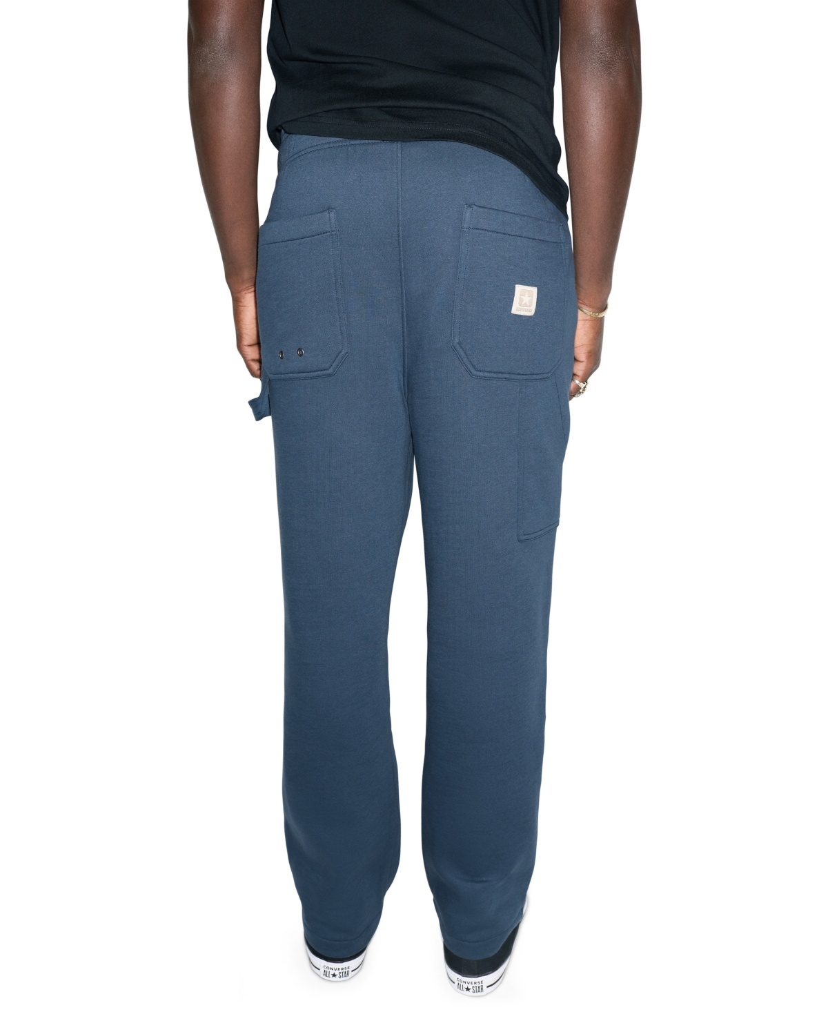 Converse Men's Double Knee Relaxed-Fit Sweatpants