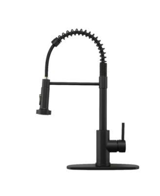 Kitchen Faucet Industrial Single Handle Single Hole Pull Down Sprayer Faucet Stainless Steel Tap for Home Kitchen Fixture