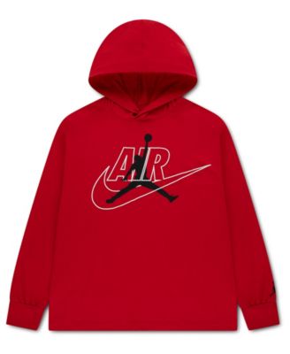 Boys' 8-20 Jumpman Air Hooded Long-Sleeve T-Shirt