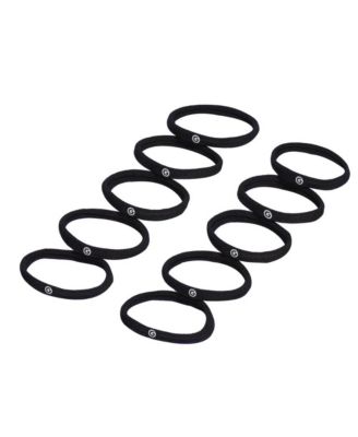 Long Hair Seamless Hair Bands  No-Dent Ties for All Types  Firm Hold Elastic Ponytail Holders for Daily Use  10-Pack