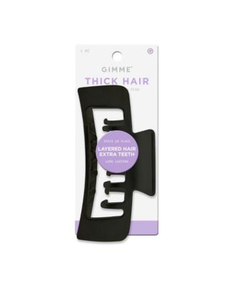 XL Rectangle Claw Clip Duo Hair Clips with Velvet Like Finish for All Hair Types Non Slip, Firm Hold Daily Wear Accessory