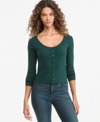 Women's Austen Button-Up Long Sleeve Top