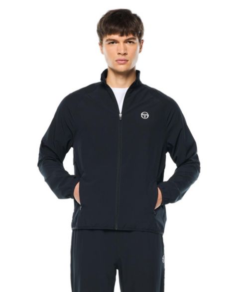 Мужская куртка Sergio Tacchini Affondo Performance Track, цвет: Чёрный