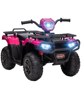 12V Kids Electric Ride-On Car with LED Lights and Music, Ages 37-72 Months