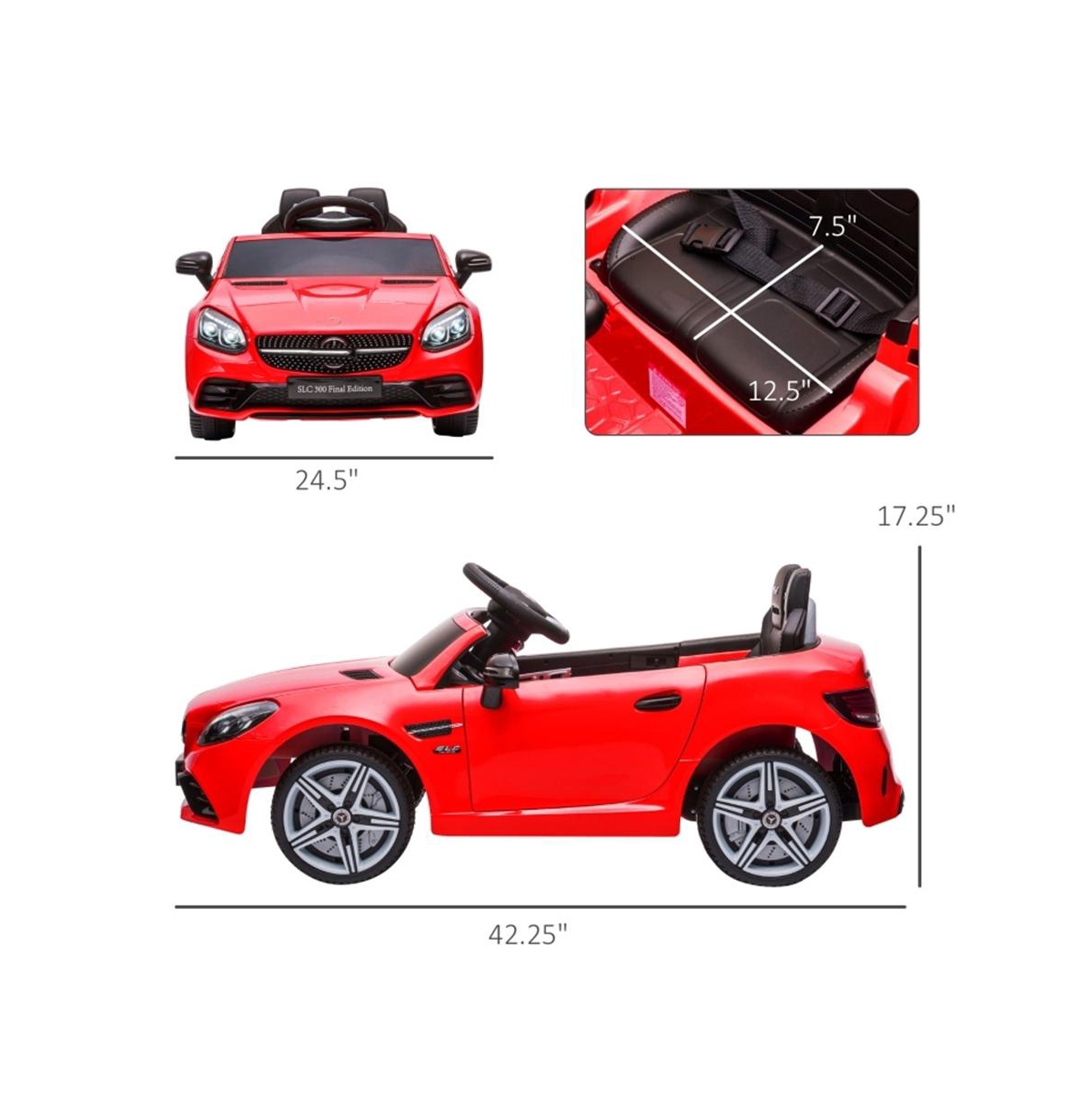 Sevorley 6V Kids Electric Ride-On Car with Parental Remote Control, Ages 3+