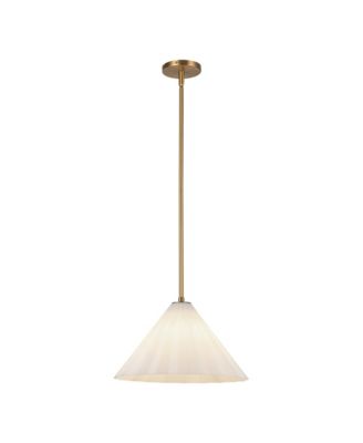 Serena 14-in Aged  1 Light Socket Pendant