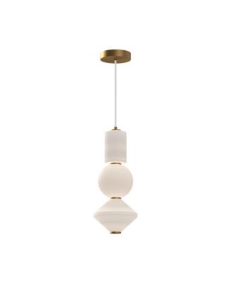 Bijou 8-in Glass Dimmable LED Pendant
