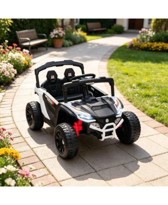 12V Kids Electric UTV Ride-On Truck with Parental Remote Control, Wheel Suspension and LED Lights, Ages 3-5