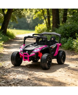 12V Kids Electric UTV Ride-On Truck with Parental Remote Control and LED Lights, Ages 3-5