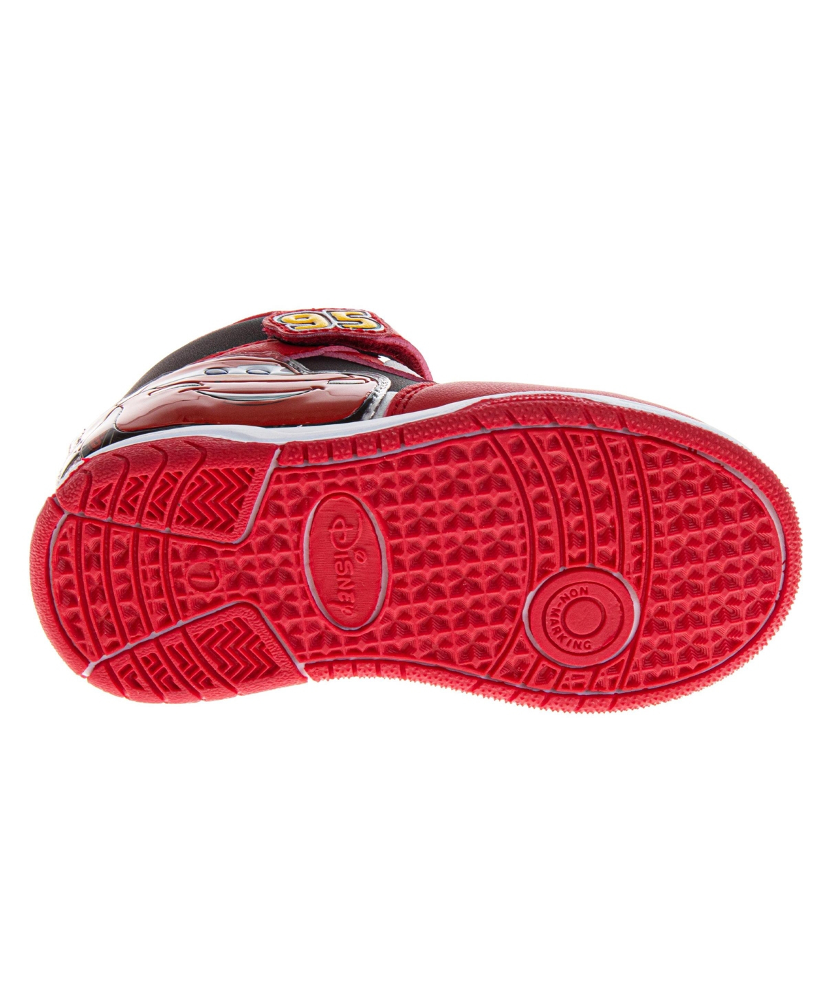 Disney Big Boys (6-12) Pixar Lightning McQueen High-Top Sneakers