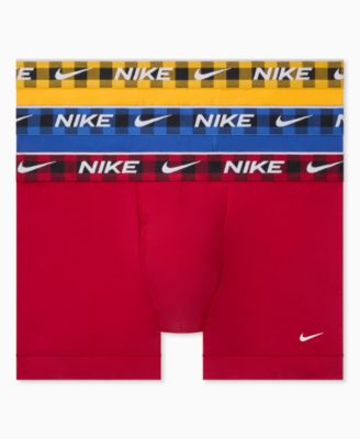 Mens 3-Pack Dri-FIT Essential Cotton Stretch Trunks Underwear