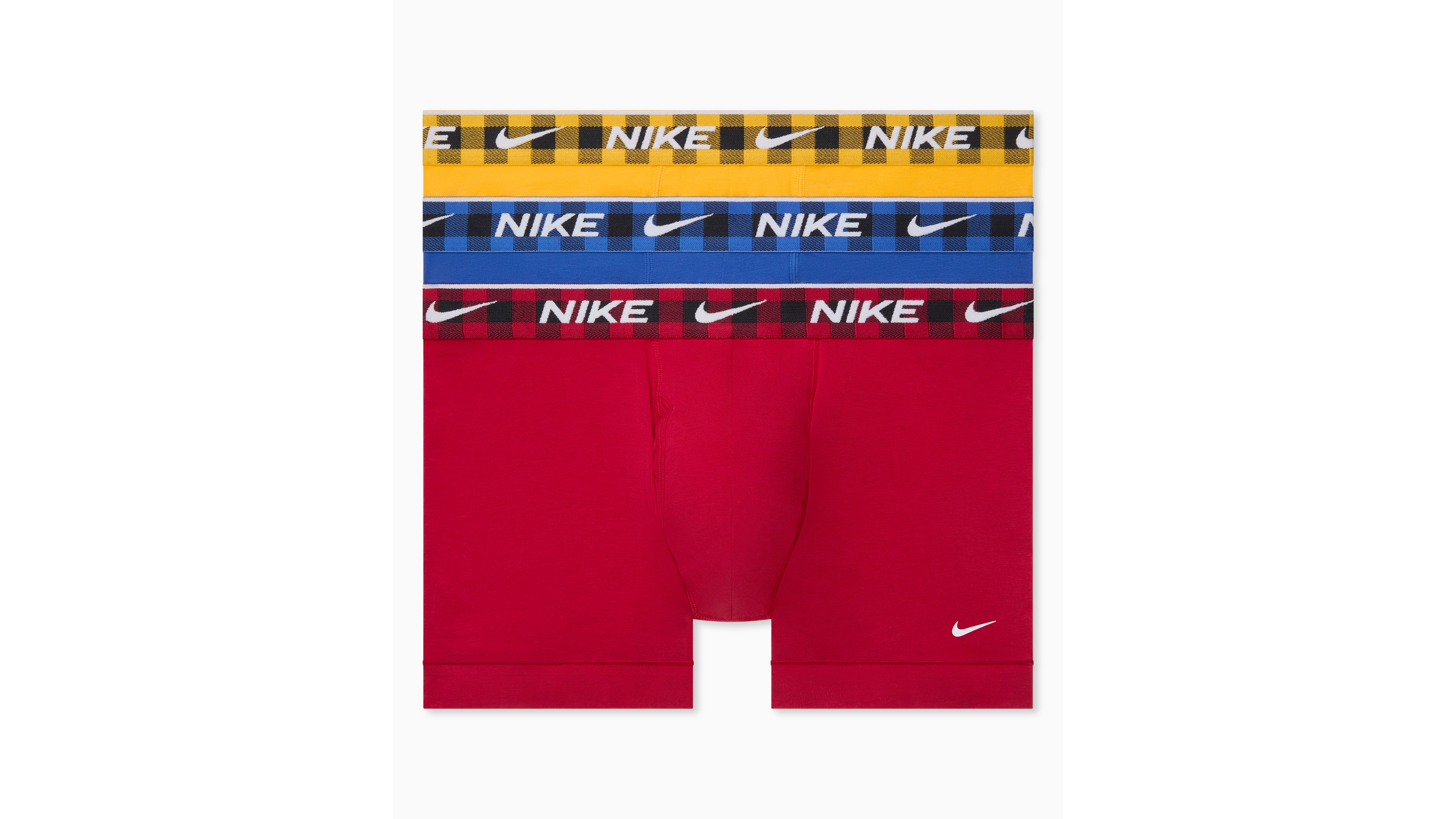Nike Mens 3-Pack Dri-fit Essential Cotton Stretch Trunks Underwear