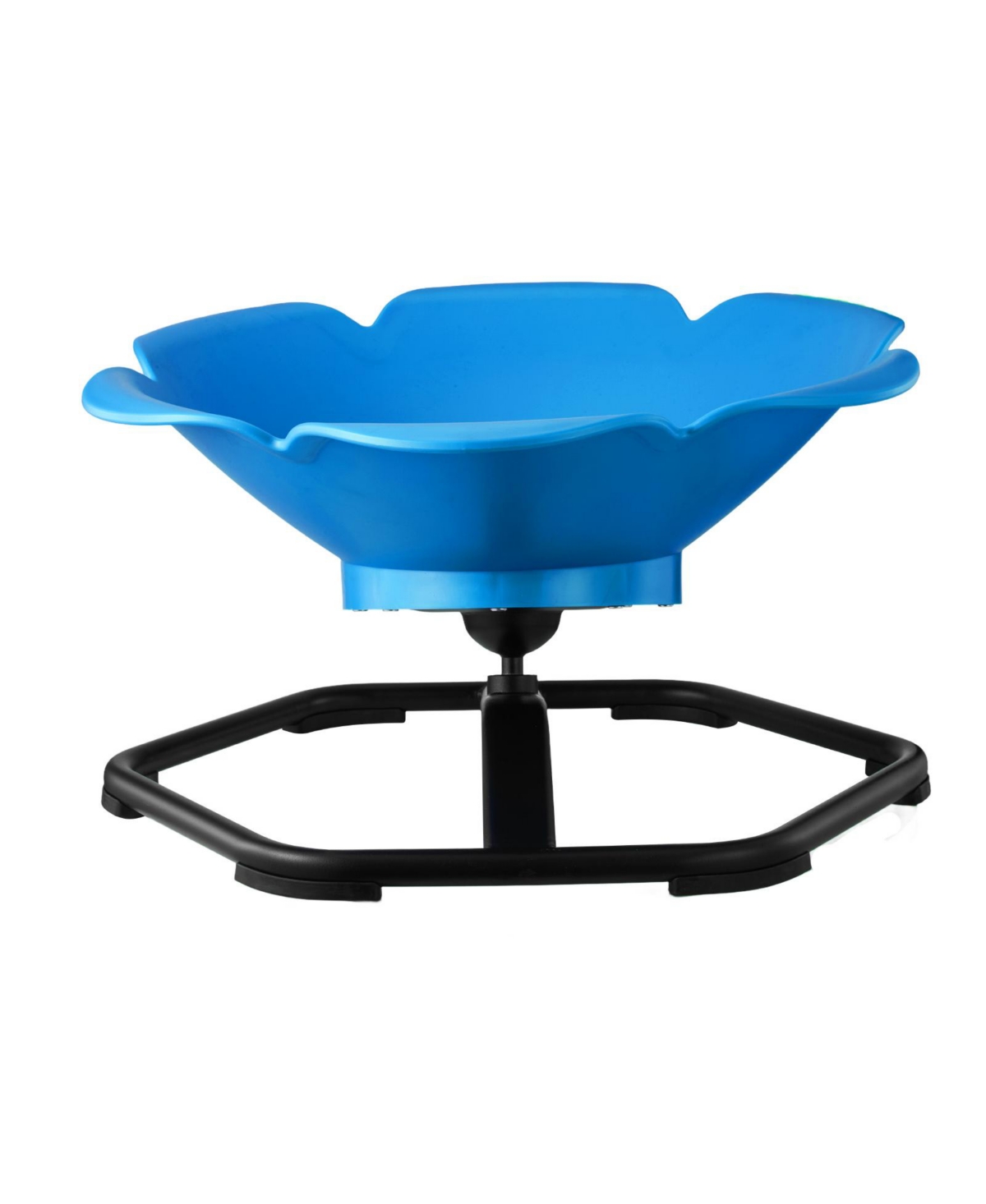Sugift Sensory Spinning Swivel Chair for Kids Ages 3 to 12 with Non Slip Metal Base - Blue
