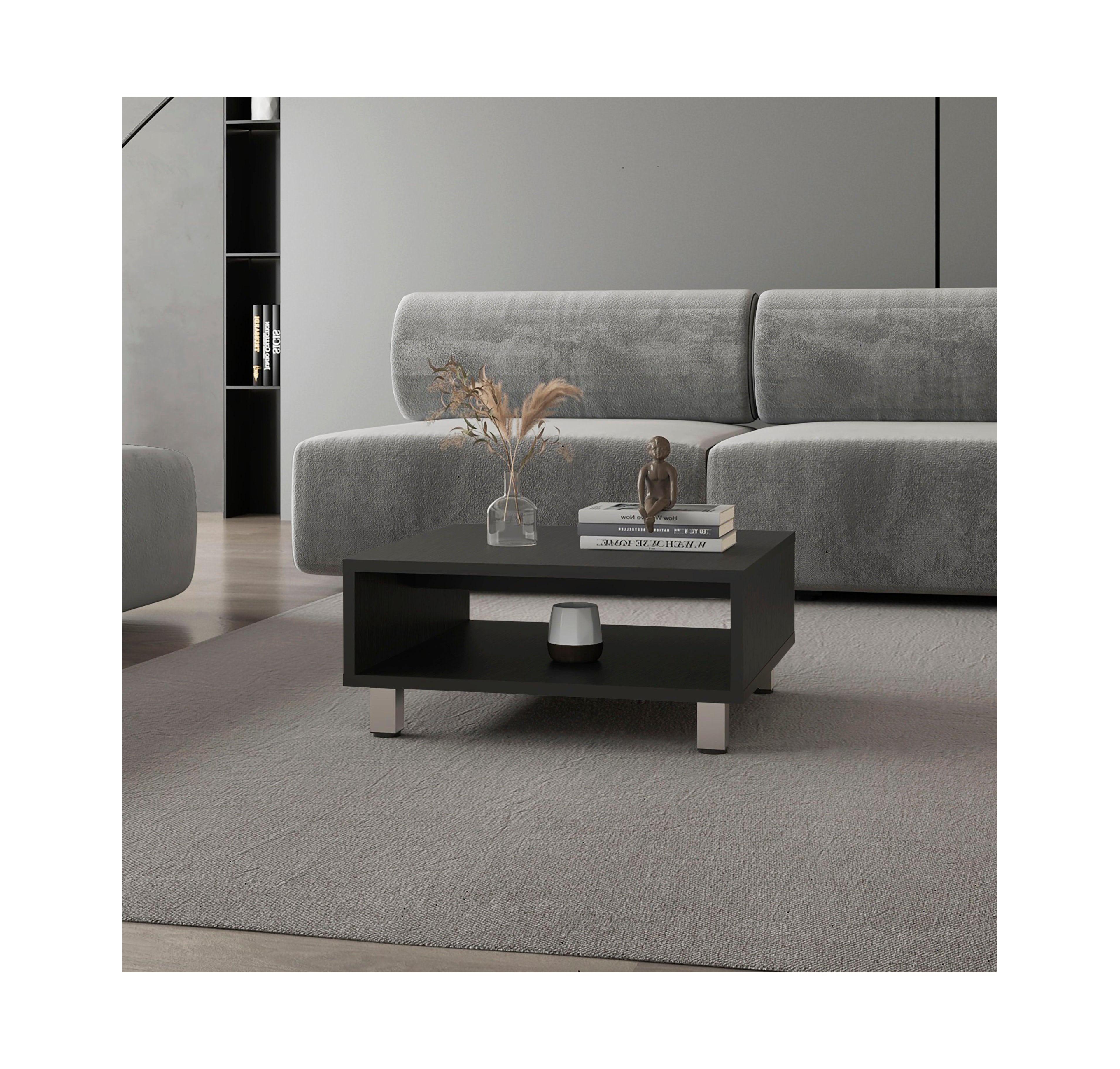 Fm Furniture Avondale Coffee Table in Melamine with Open Storage