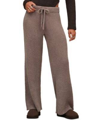 Women's Couria Straight-Leg Rib Mid-Rise Pants