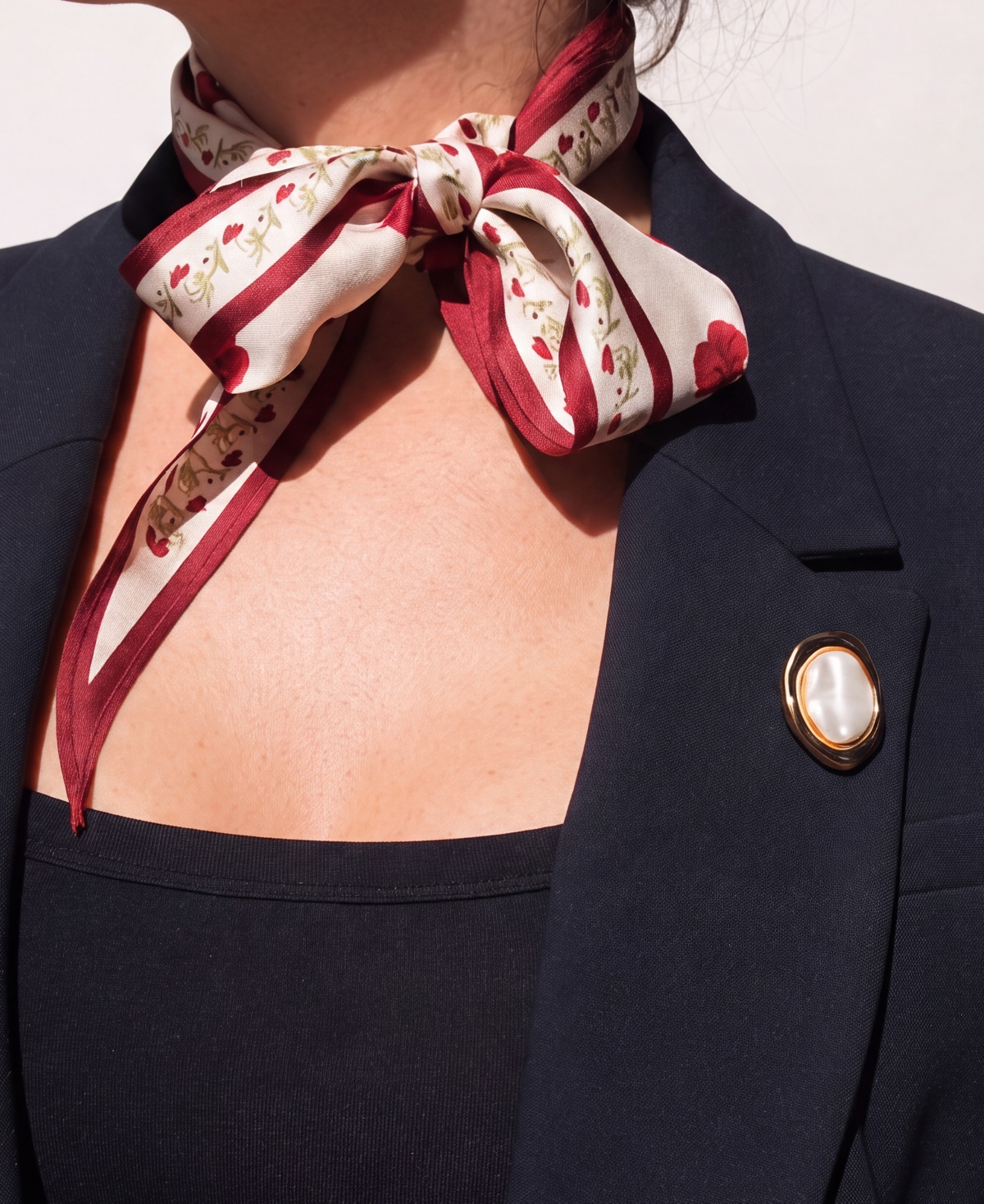 Bespoke Fashion Alexandria Diamond Rose Scarf