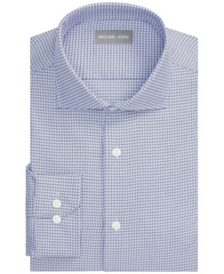 Men's Luxe Touch Micro Check Dress Shirt