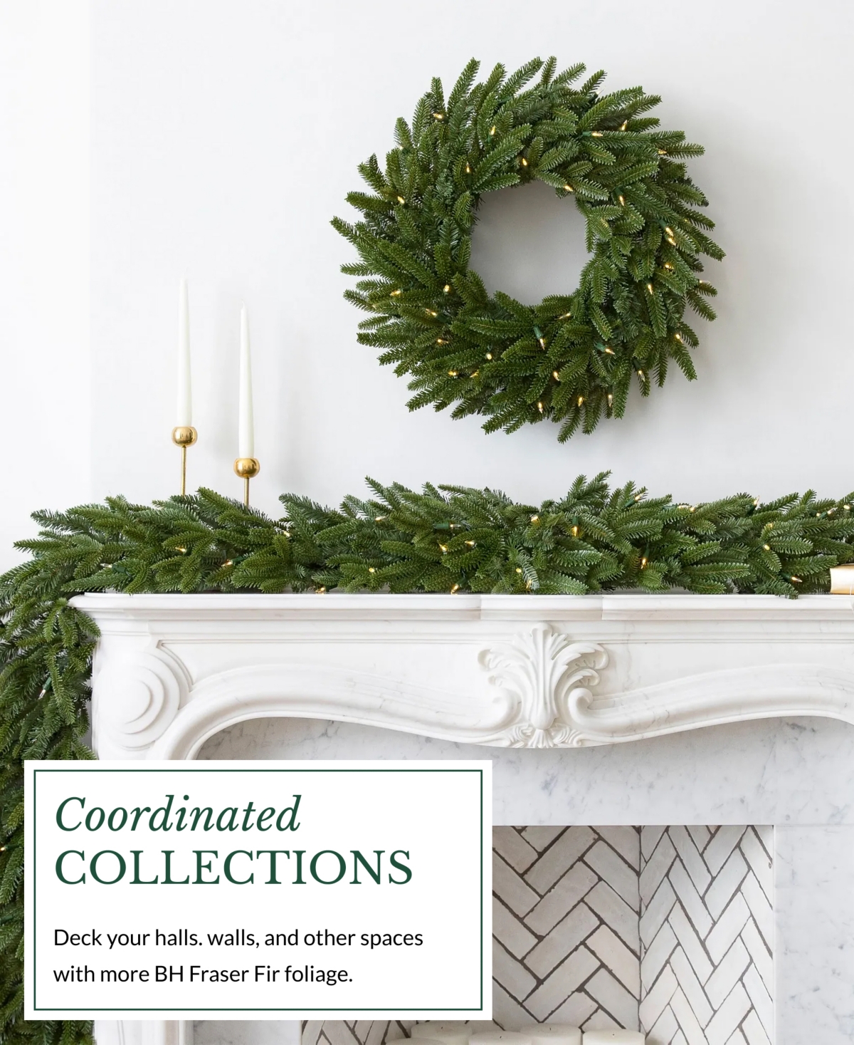 Balsam 26" Hill Fraser Fir Pre-Lit Wreath
