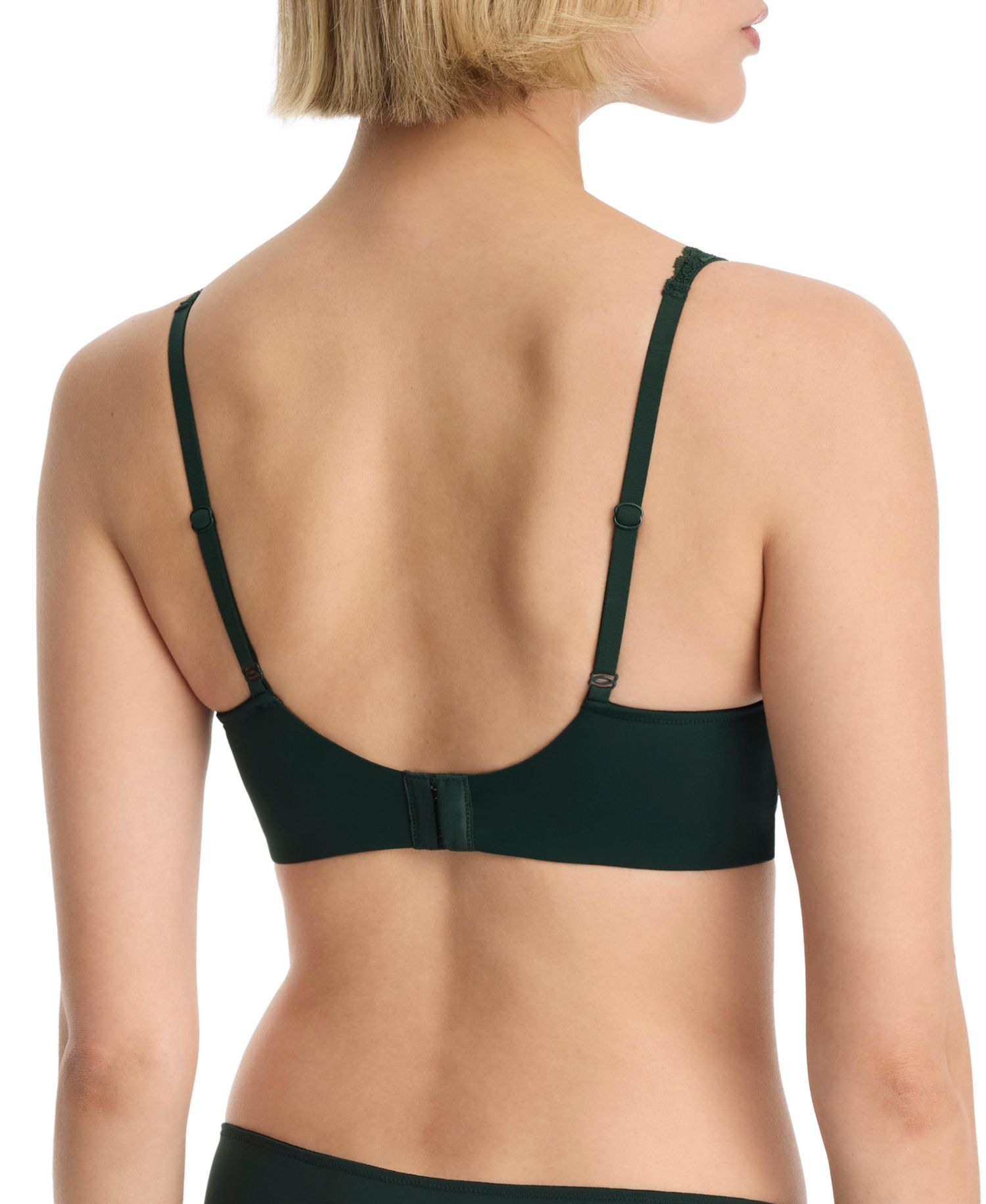 Minx Deep-Plunge Lace V-Wire Bra