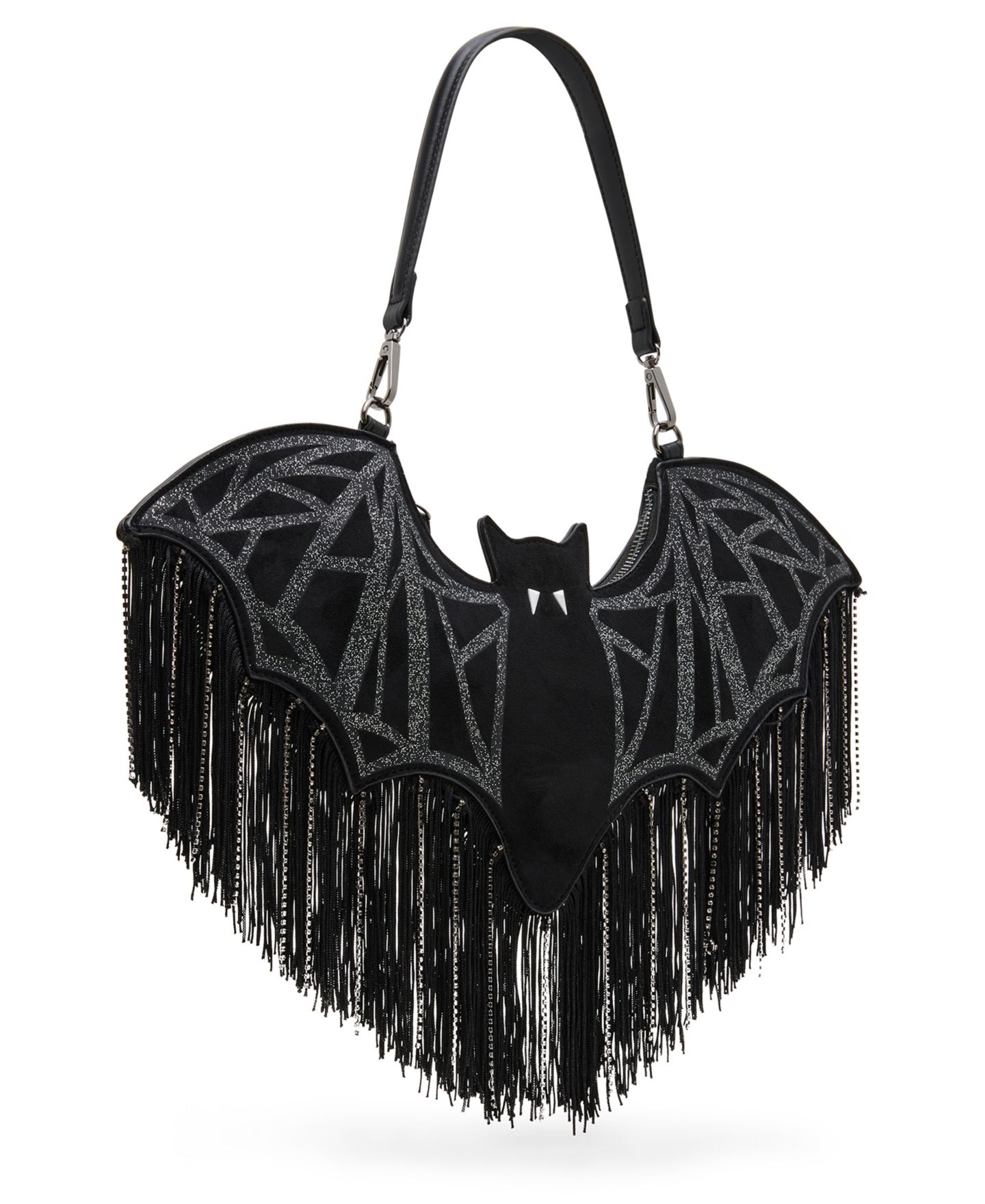 Женская сумка Betsey Johnson Medium Shoulder Handbag, цвет: Чёрный — фото 3