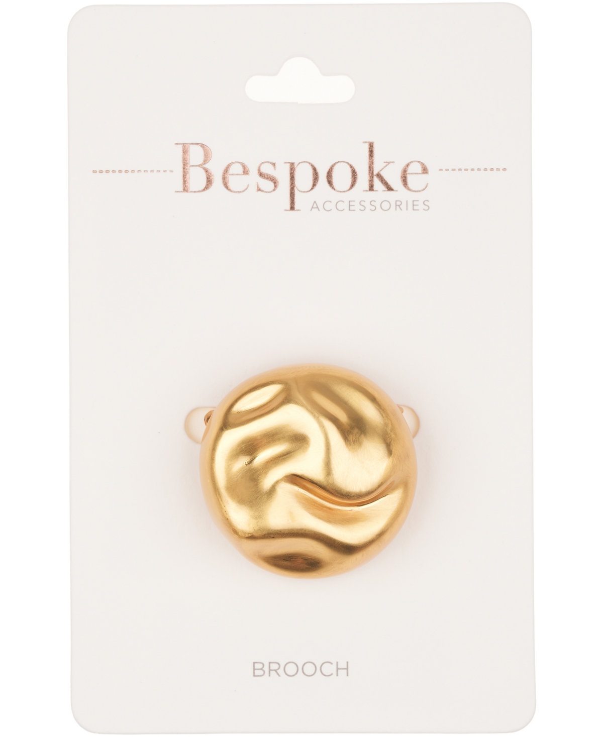 Bespoke Fashion Abstract Gold-Tone Brooch
