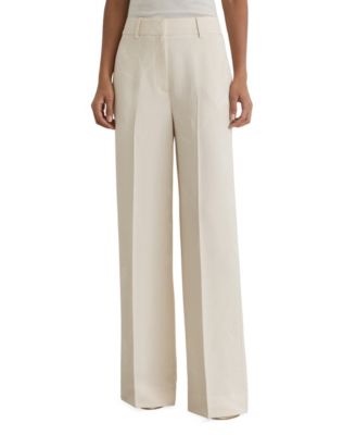 Women's Wide Leg Jacquard Pants