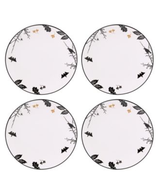 Haunted Halloween Dinner Plates, Set of 4