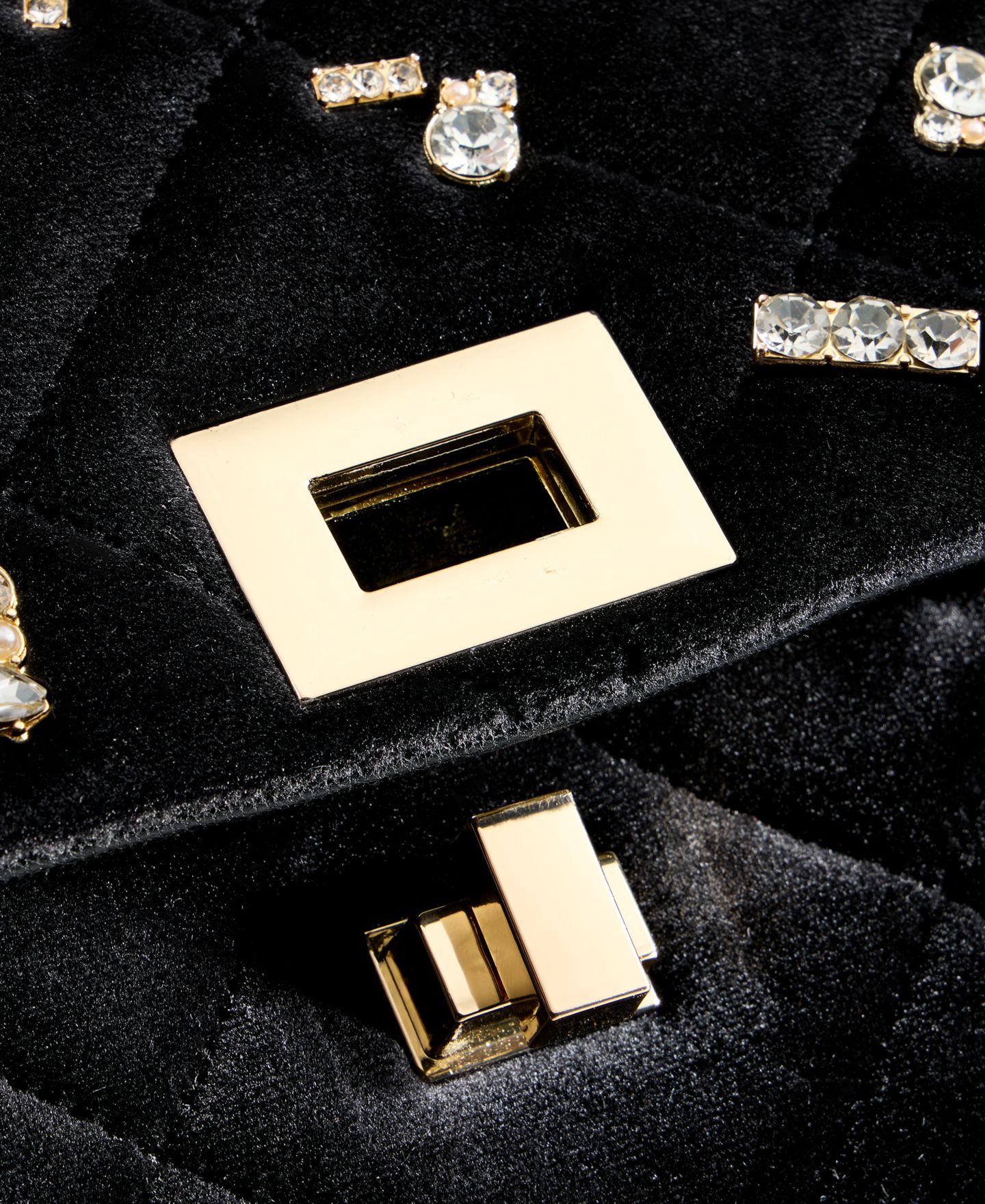 Женская сумка I.N.C. International Concepts Soft Ajae Jewel Quilt Shoulder, цвет: Чёрный — фото 6