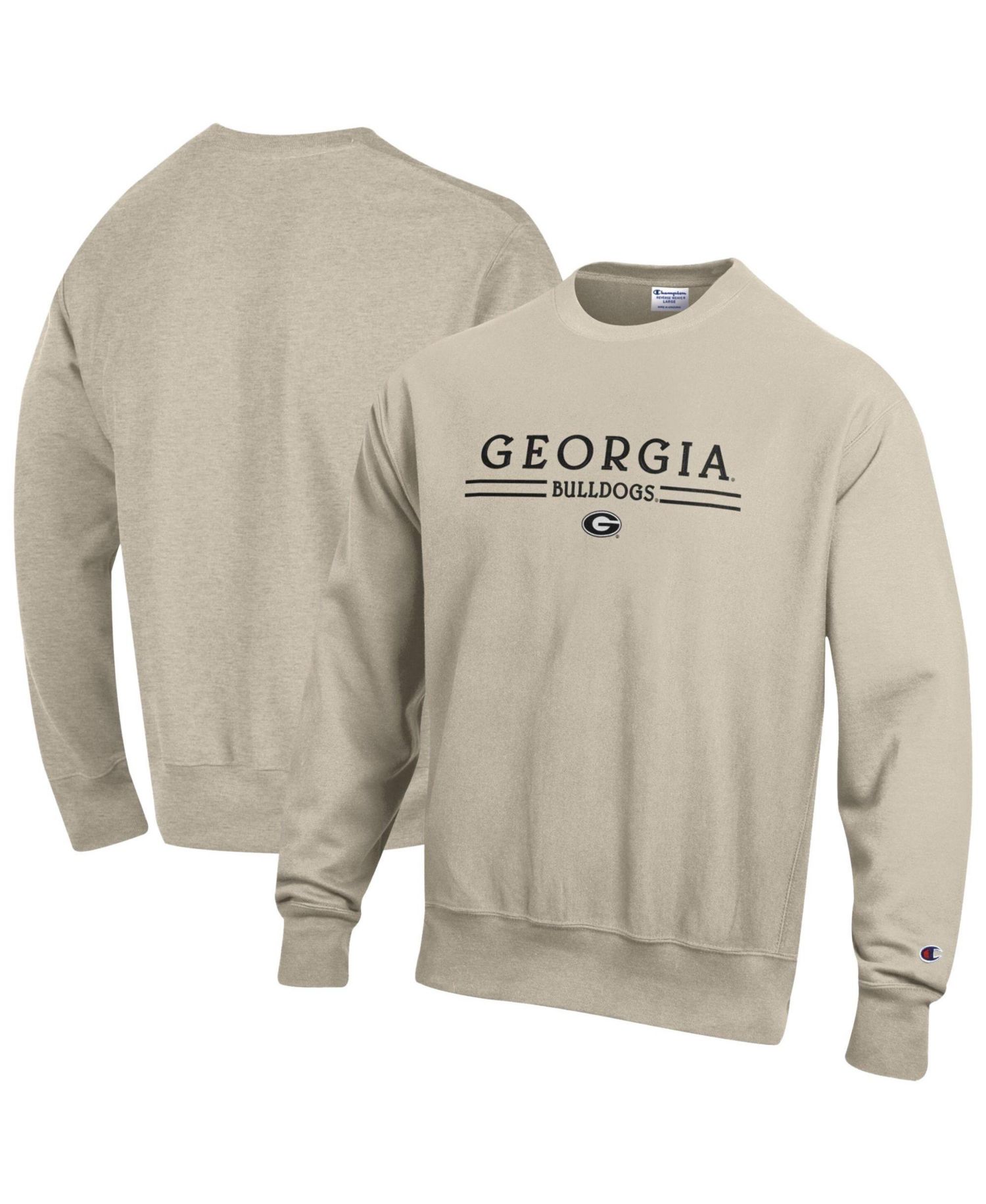 Men's Georgia Bulldogs Reverse Weave Graphic Crewneck Sweatshirt