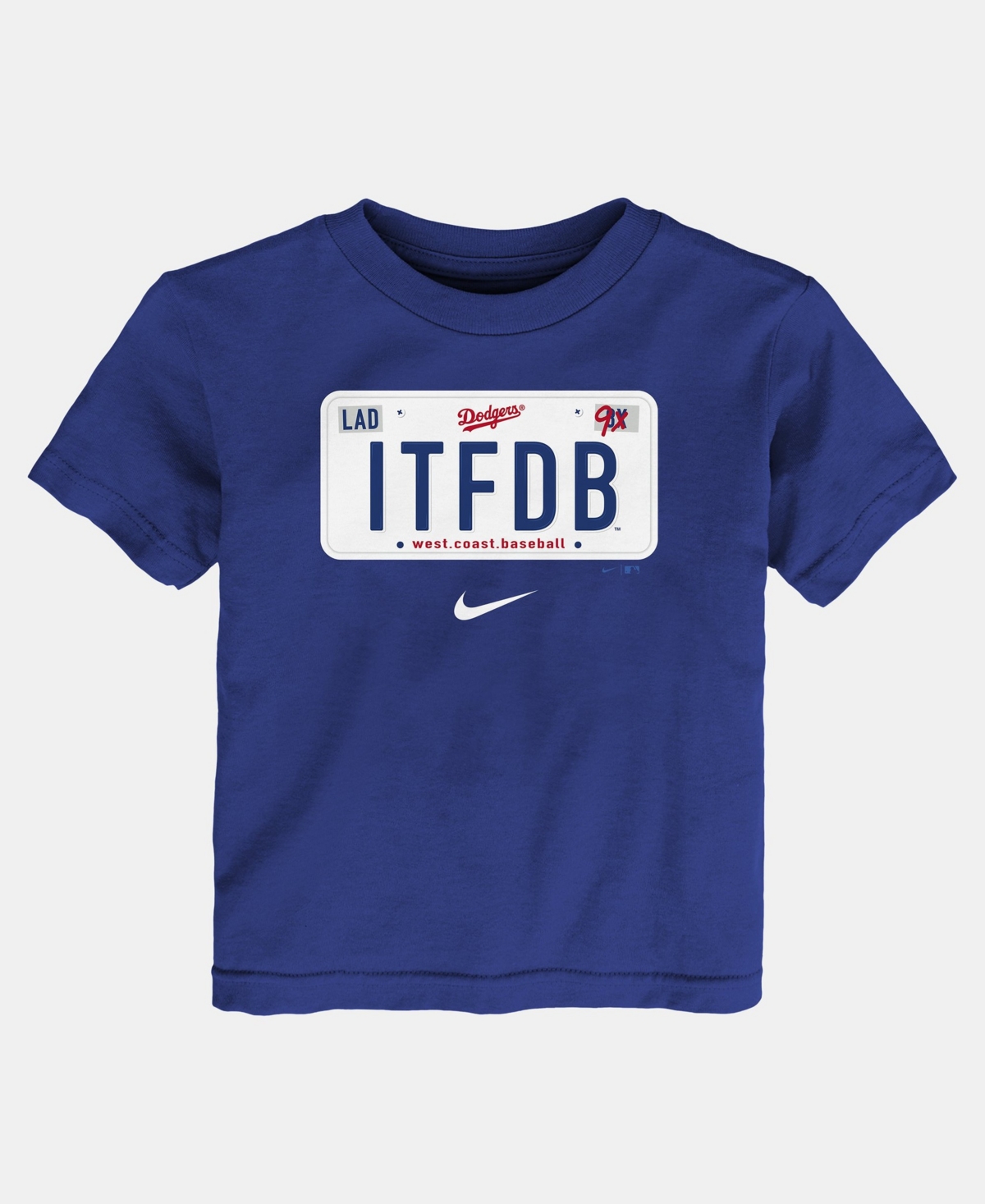 Nike Toddler Blue Los Angeles Dodgers Hometown Local Collection T-Shirt