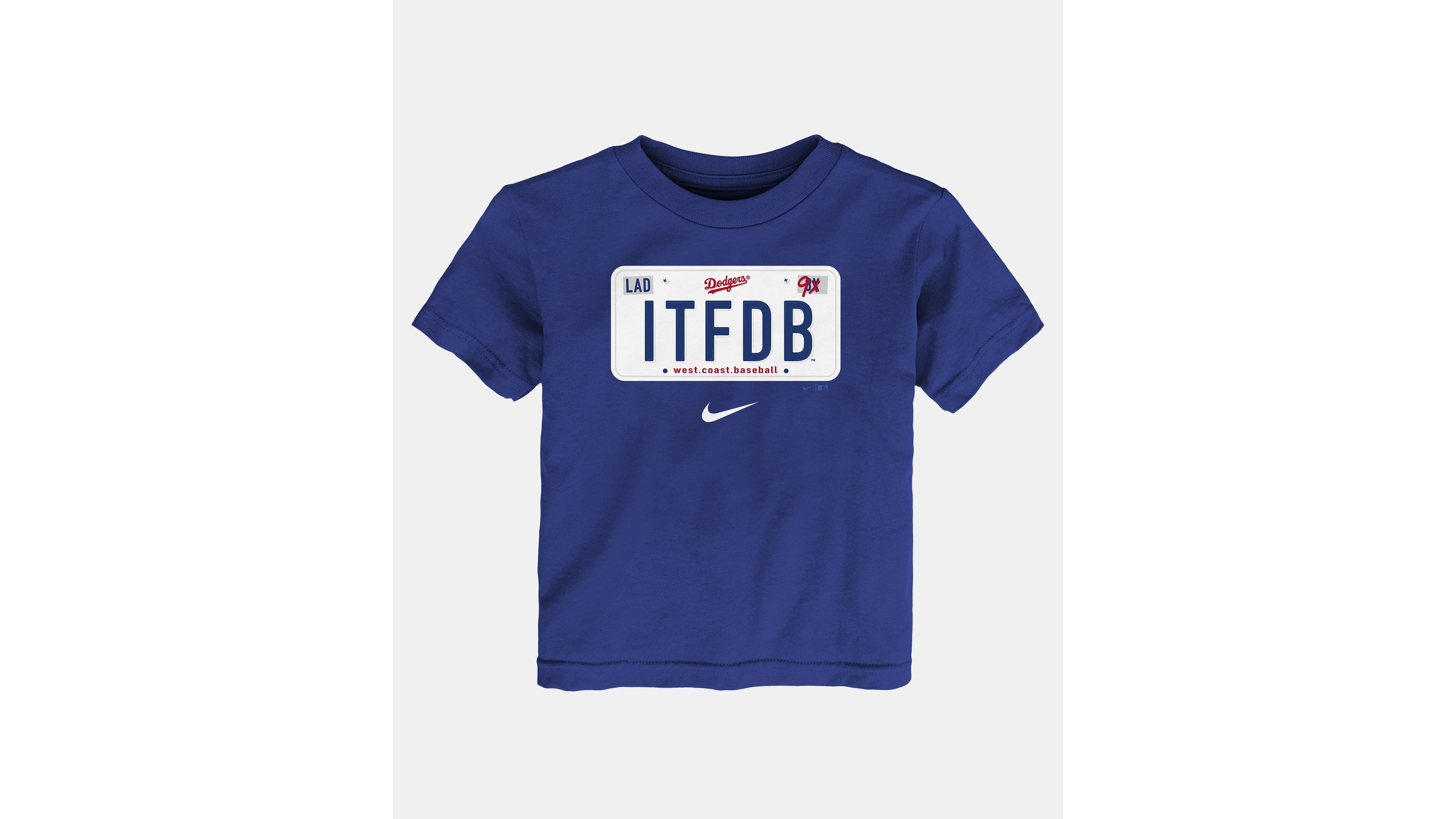 Nike Toddler Blue Los Angeles Dodgers Hometown Local Collection T-Shirt