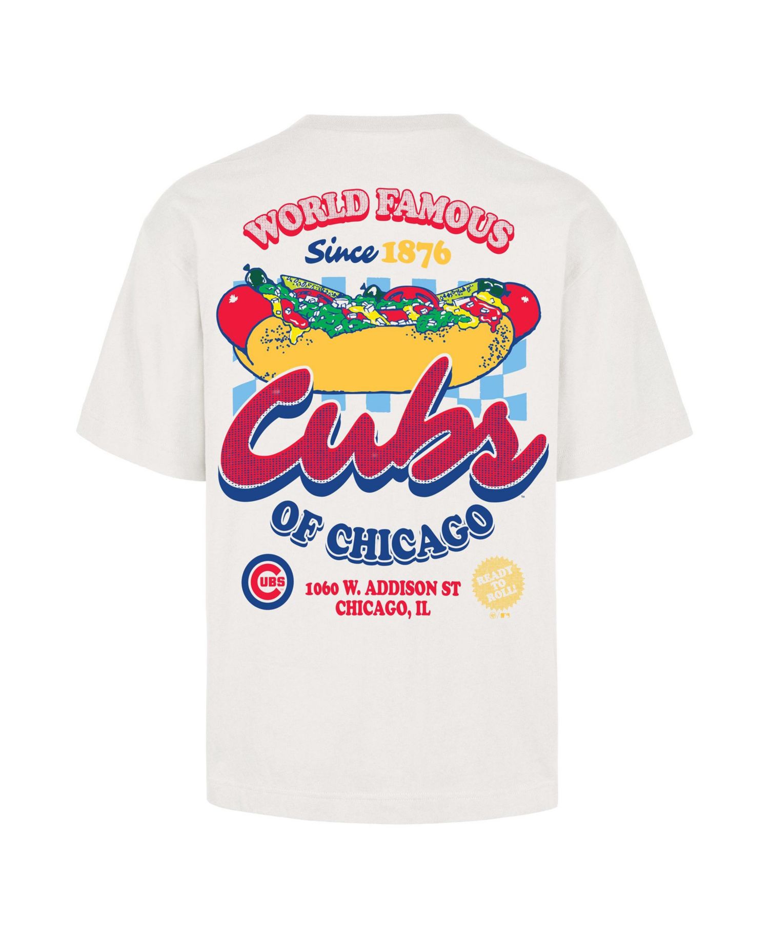 Men's Cream Chicago Cubs Glizzy T-Shirt
