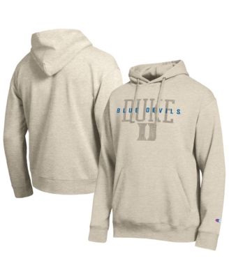 Men's Duke Blue Devils All-Star Neutral Stack Fleece-Lined Distressed-Graphic Relaxed-Fit Hoodie