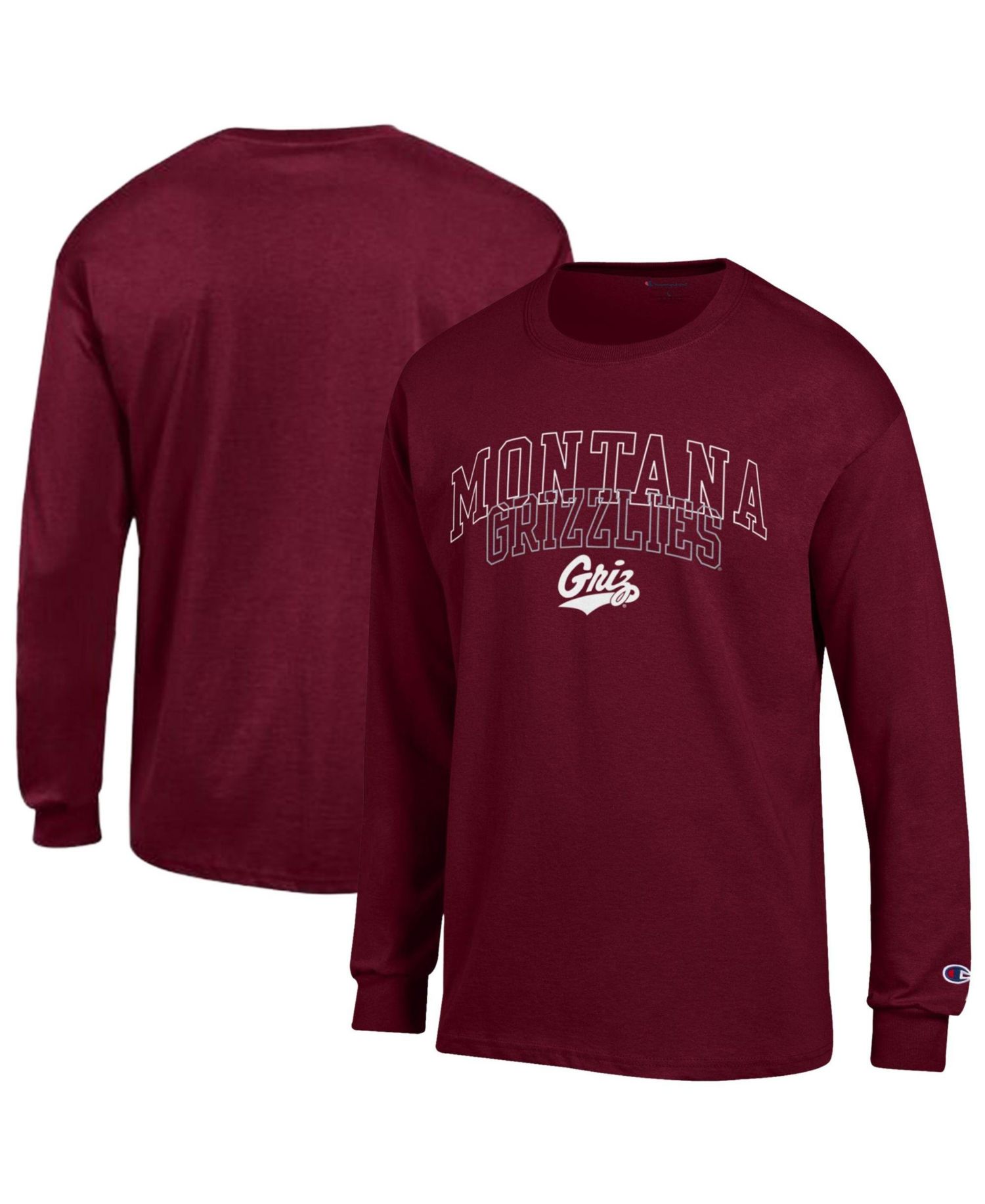 Men's Montana Grizzlies Classic Fit Long-Sleeve T-Shirt