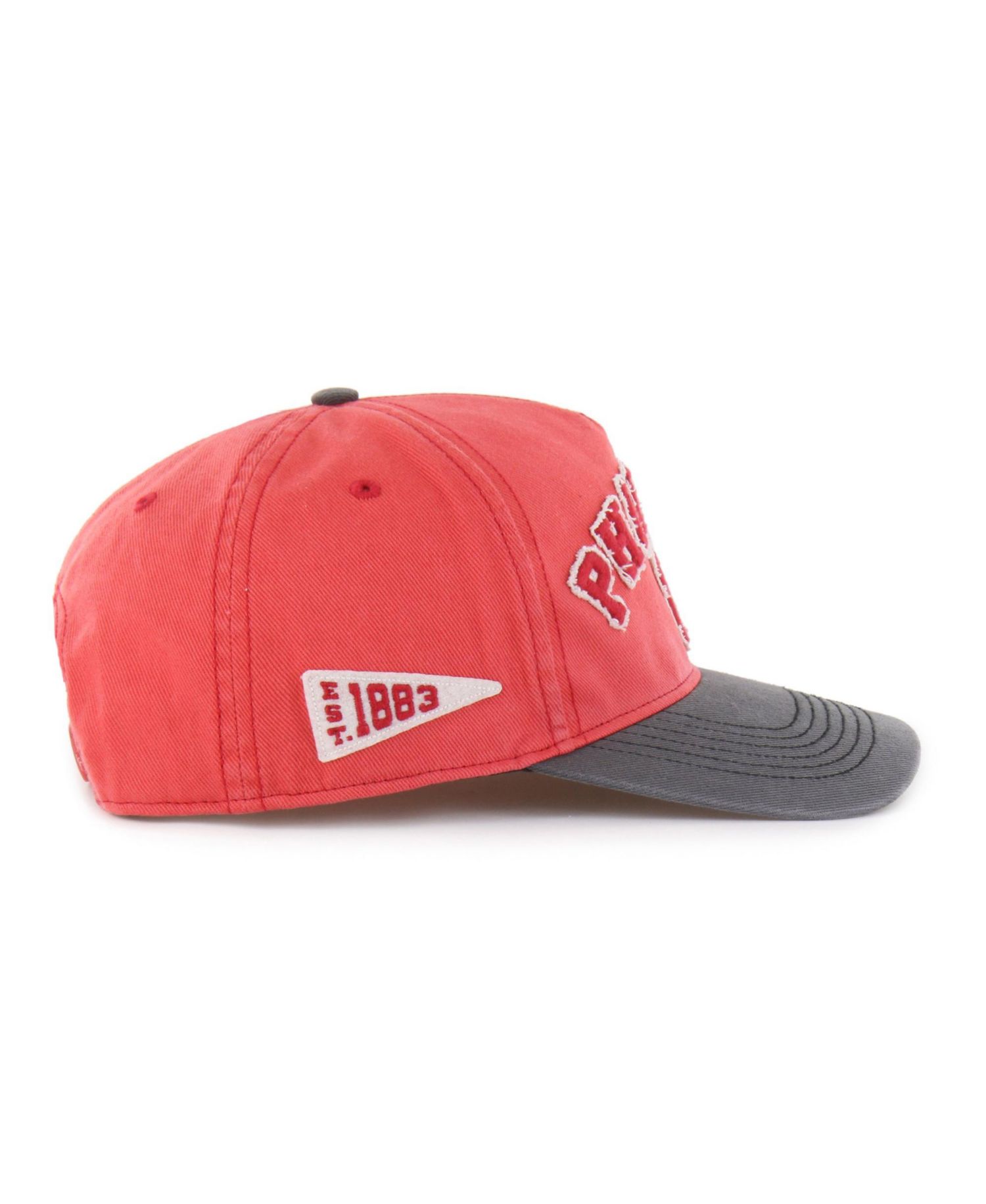 Men's Red Philadelphia Phillies Calderwood Hitch Adjustable Hat