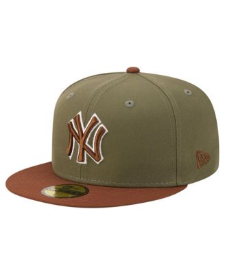 Men's Olive/Brown New York Yankees Color Pack 59FIFTY Fitted Hat