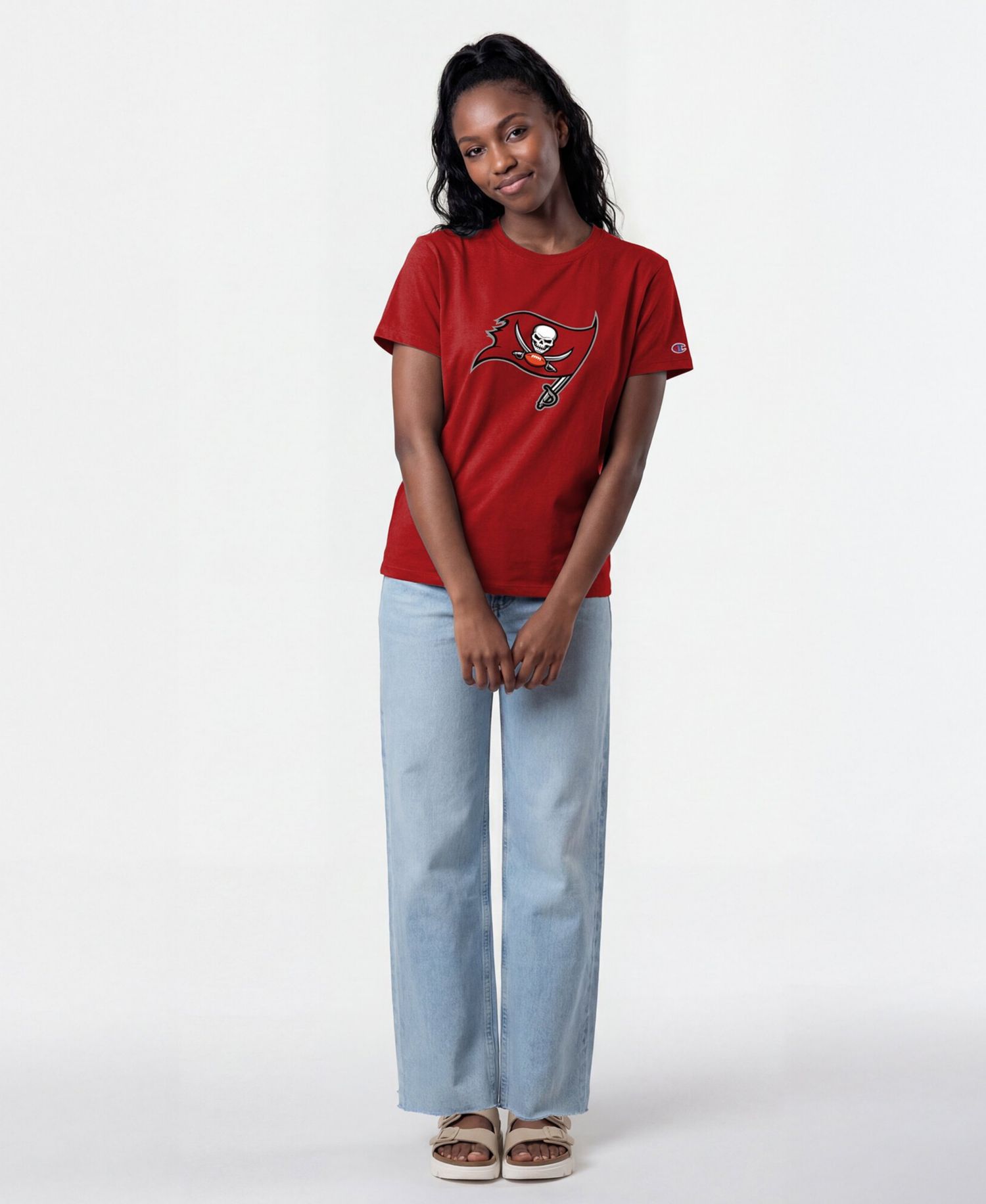 Women's Tampa Bay Buccaneers Logo T-Shirt