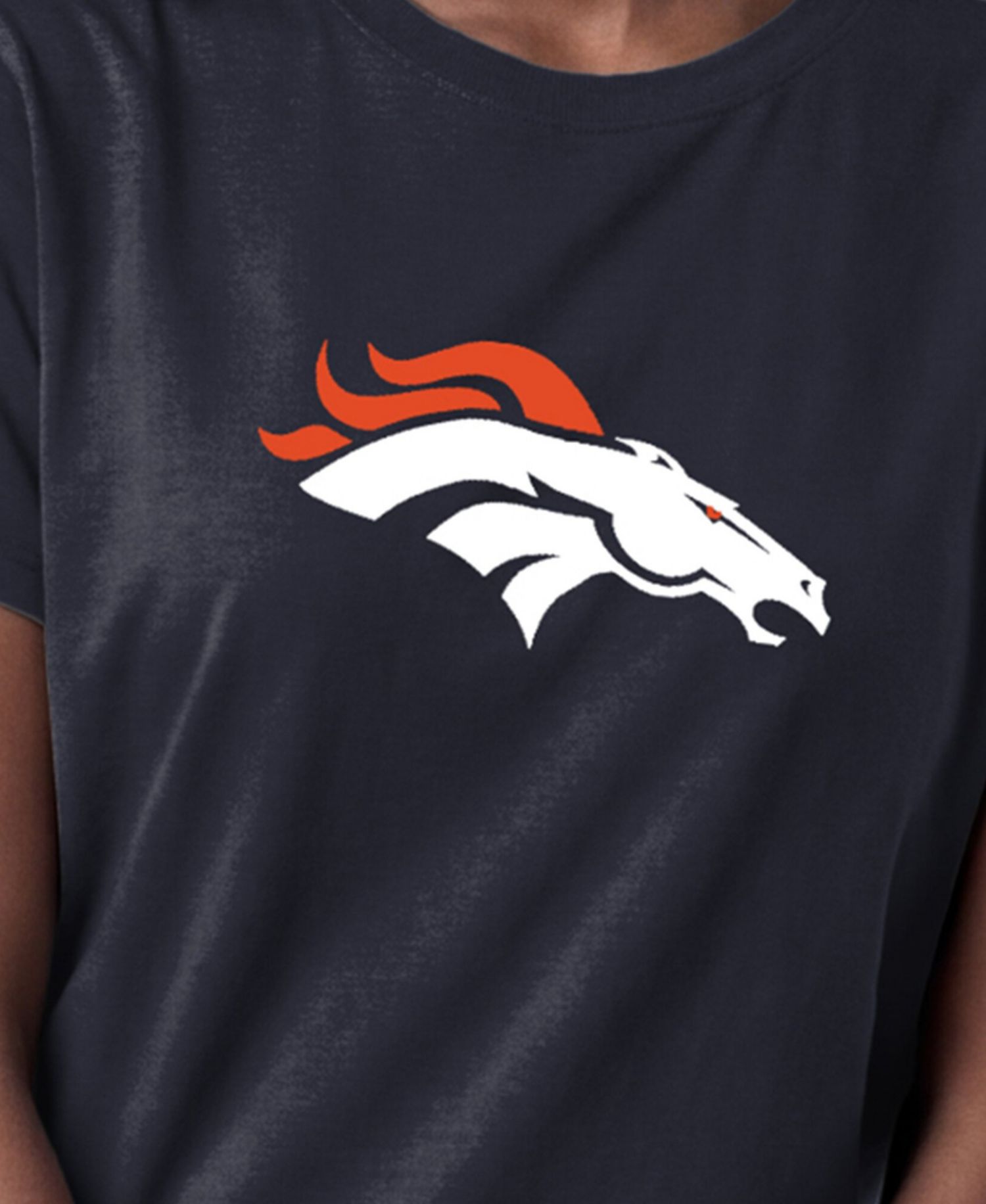 Women's Denver Broncos Cotton-Blend Logo T-Shirt