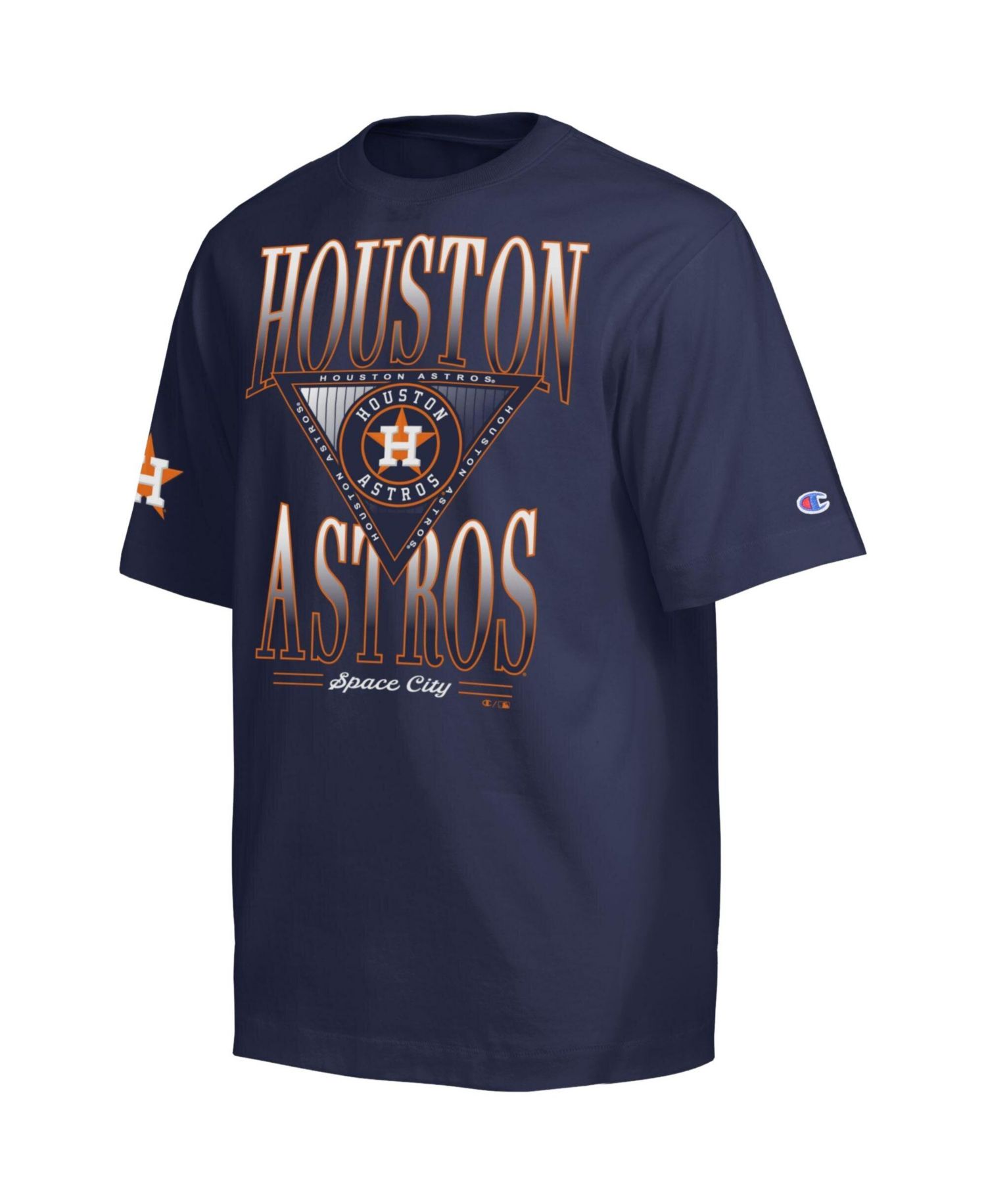 Men's Houston Astros Traditions Two Locations Drop-Shoulder T-Shirt